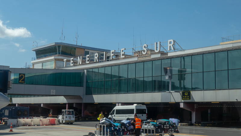 Tenerife South Airport (TFS) serves Tenerife island and is the second busiest airport in Canary Islands.